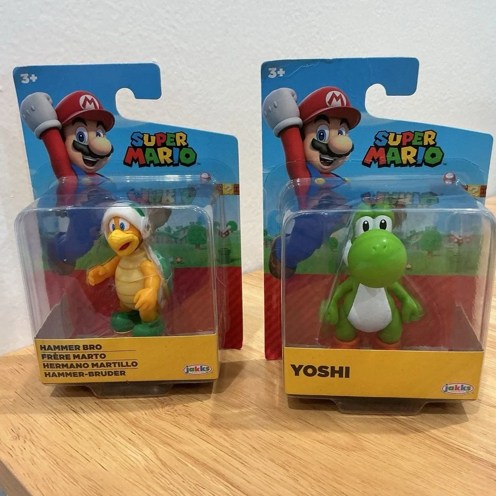 NEW Jakks World of Nintendo Super Mario 2.5-Inch Figures Set of 5 - NEW